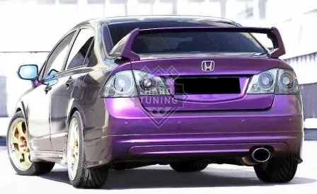 Обвес MUGEN STYLE Honda Civic 8 4D стеклопластик рестайлинг