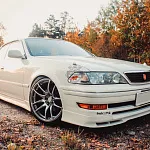 Накладка на передний бампер TOURER Toyota Mark 2 100 рестайлинг