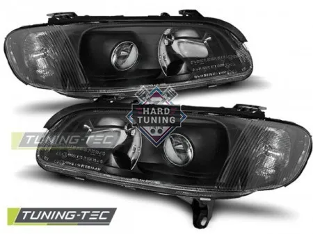 Передние фары Opel Omega B (1994-1999) черные