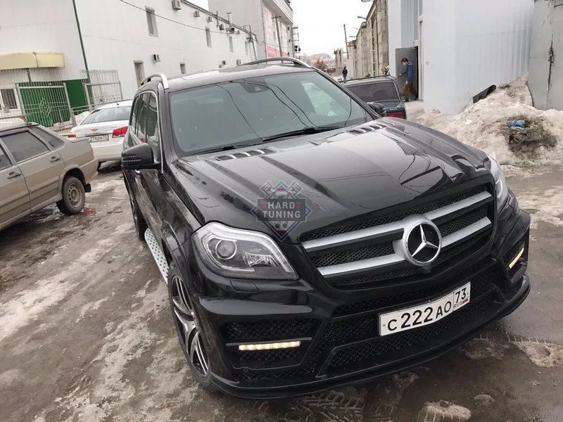 Сплиттер переднего бампера Renegade Mercedes GL-Klasse (X166)