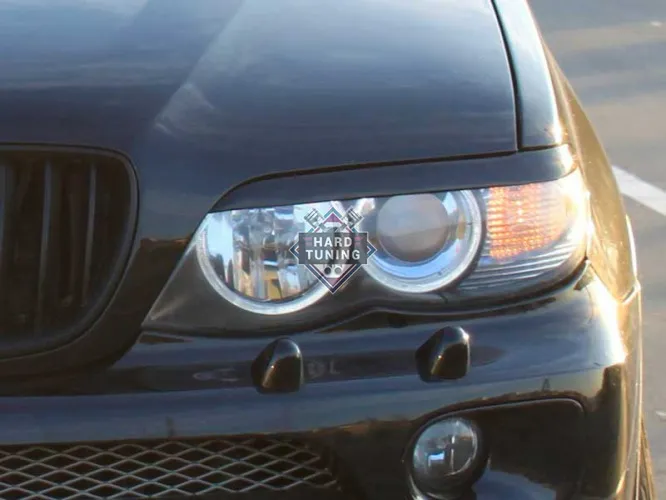 Накладки на фары BMW X5 E53 рестайлинг