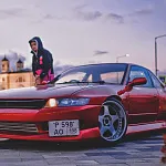 Накладки на пороги SPIRIT REI Nissan S13 Odyvia