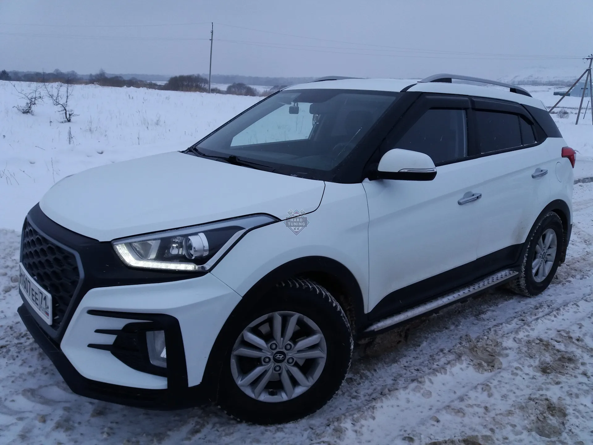 Передний бампер Excalibur Hyundai Creta АБС пластик