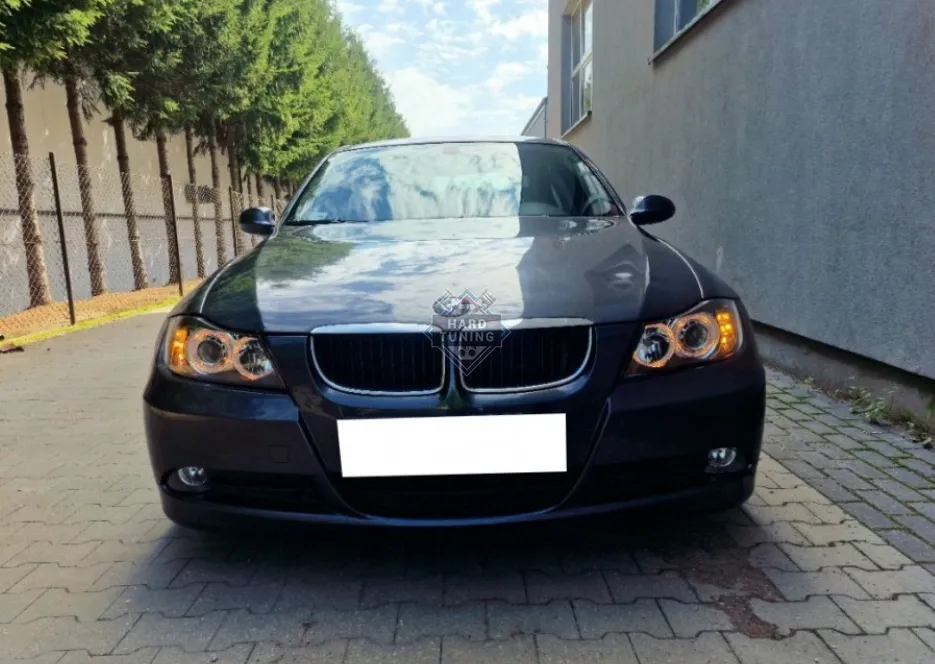 Передние фары BMW E90/E91 (2005-2008) HEADLIGHTS ANGEL EYES LED INDICATOR fits черные