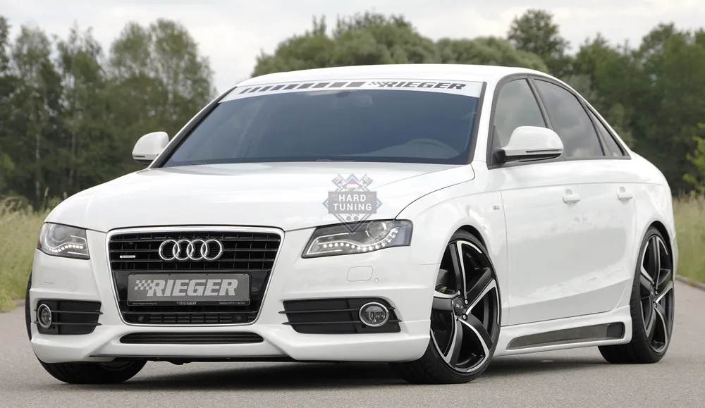 Накладка на передний бампер RIEGER Audi A4 B8