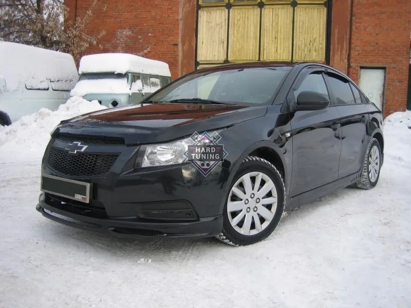 Накладка на передний бампер SPORT LINGYE Chevrolet Cruze Дорестайлинг