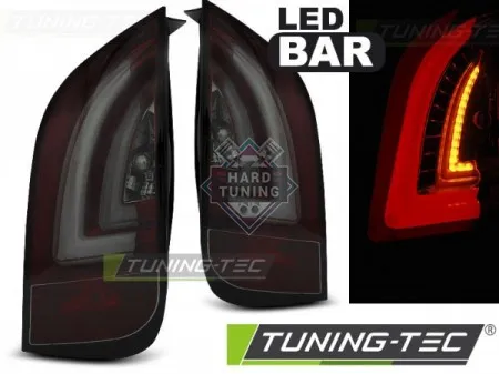 Задние фары VW UP! (2011-2023) / SKODA CITIGO (2011-2020) LED BAR TAIL LIGHTS fits красно-тонированные