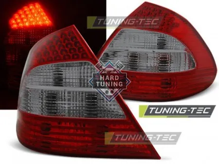 Задние фонари Mercedes W211 E-Class (2002-2006) LED красно-тонированные