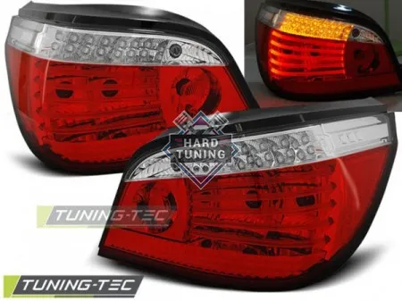 Задние фары BMW E60 (2003-2007) LED TAIL LIGHTS fits красно-белые