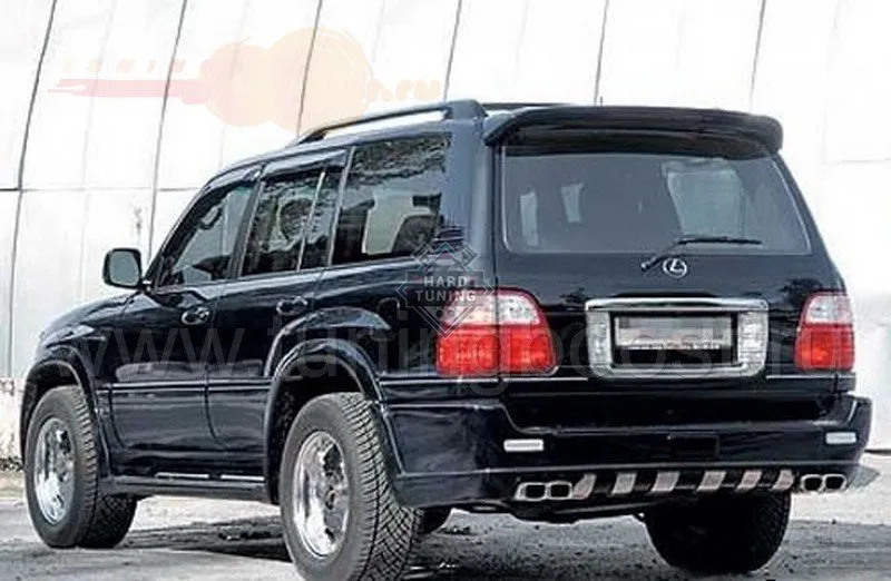Накладка на задний бампер RED ALETI Lexus LX 470