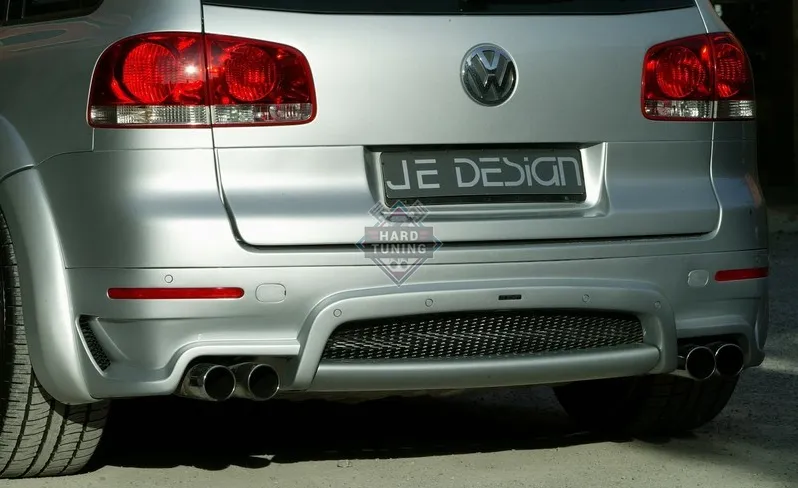 Накладка на задний бампер JE Design Volkswagen Touareg 1 (2002-2010)