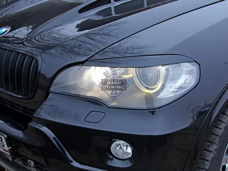 Накладки на передние фары KAMEI BMW X5 E70 2006-2013