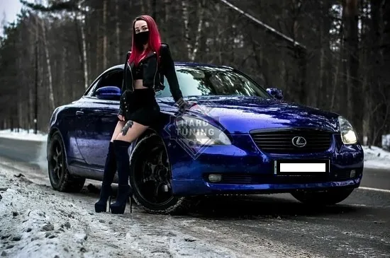 Накладка на передний бампер VLENE Lexus SC 430
