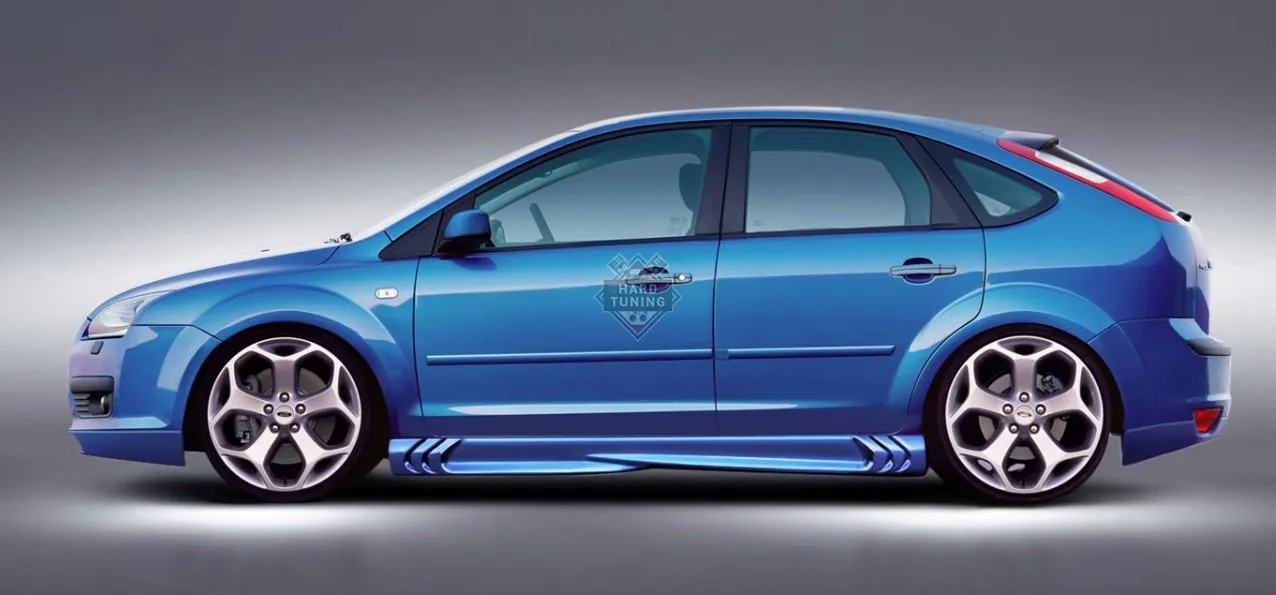 Накладки на пороги ART Ford Focus 2 2004-2011