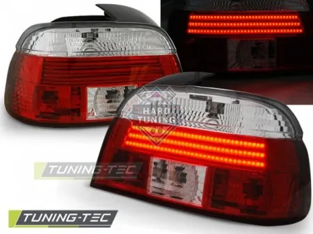 Задние фары BMW E39 (1995-2000) LED BAR TAIL LIGHTS fits красно-белые