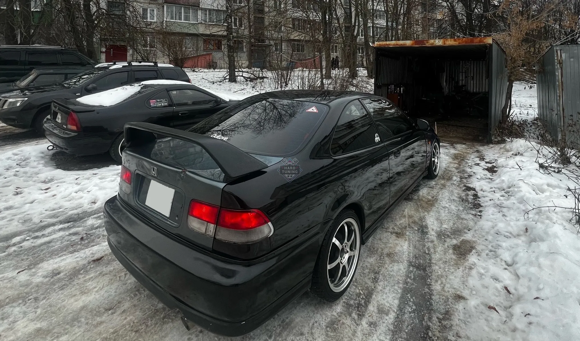 Спойлер высокий MUGEN Honda Civic 6 купе 120см