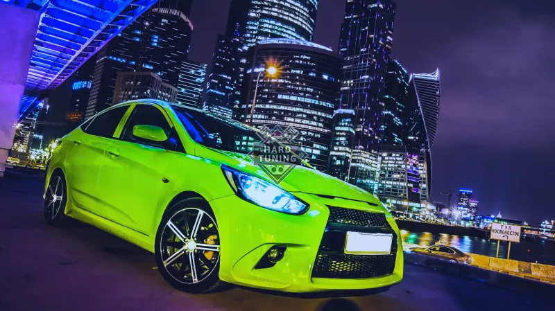 Обвес LEXUS STYLE Hyundai Solaris 1 (2010-2014) АБС пластик