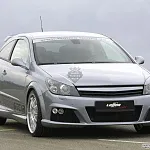 Передний бампер Lumma Opel Astra H 3D