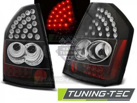 Задние фонари Chrysler 300C (2009-2010) LED черные