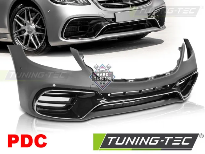 Передний бампер SPORT PDC Mercedes S-Class W222 (2018-2020)