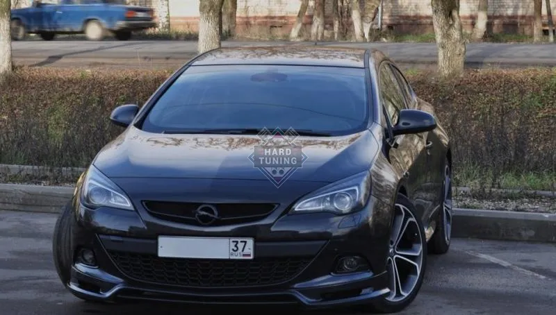 Накладка на передний бампер JMS Opel Astra J