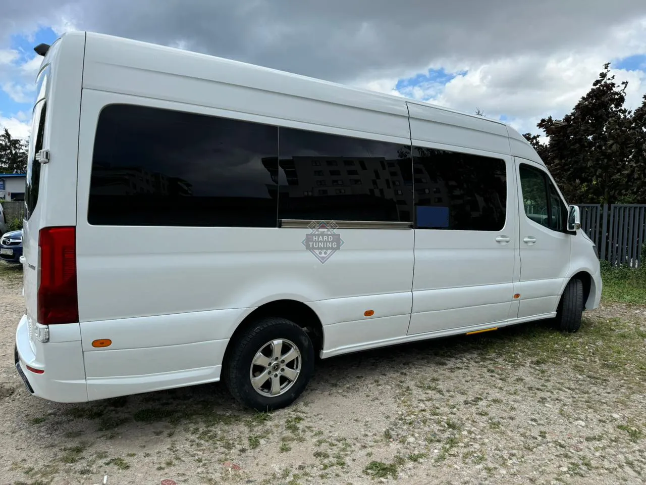 Задний бампер AMG HT Mercedes Sprinter W907 2018+ АБС пластик