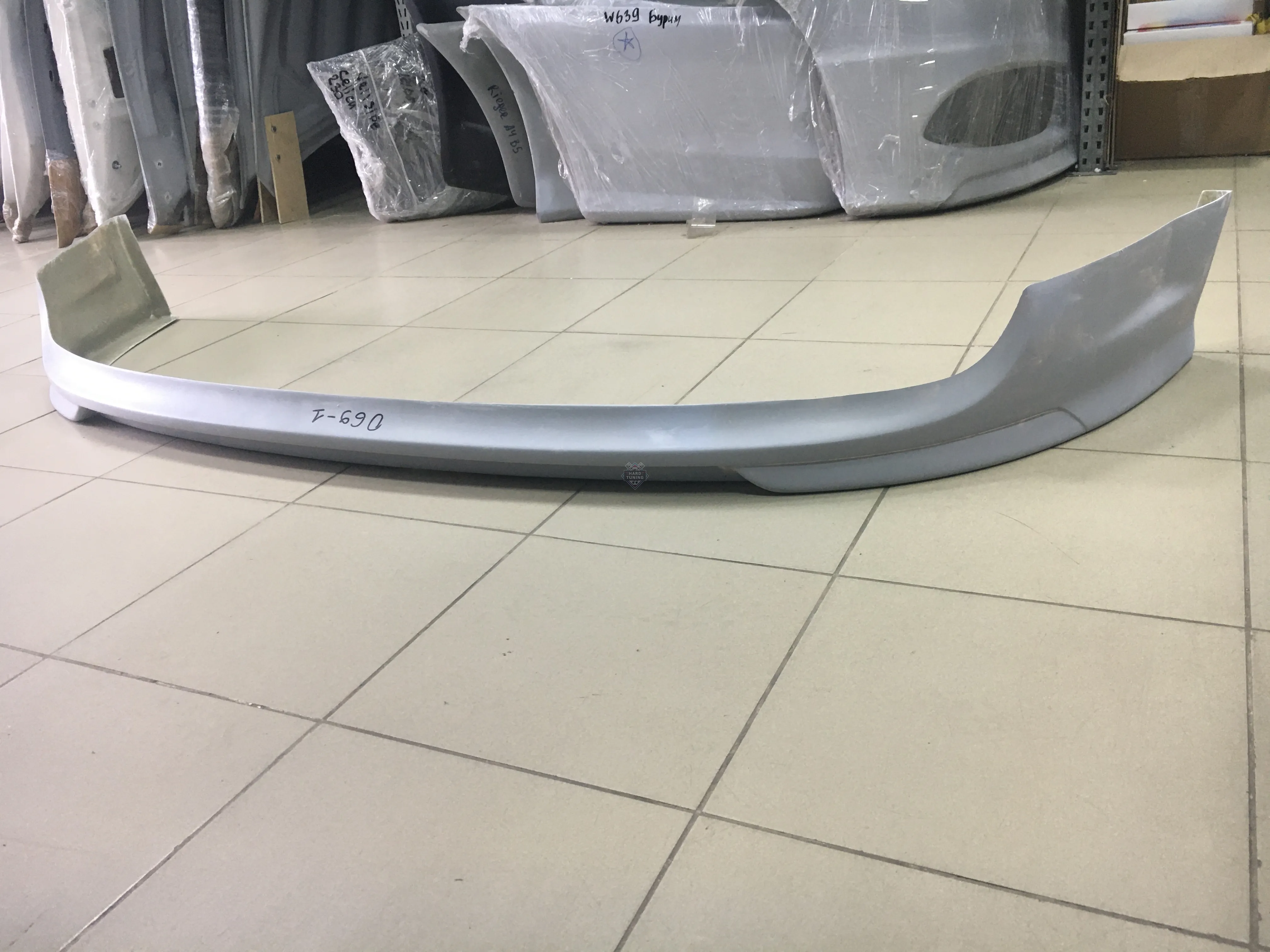 Накладка на передний бампер WTCC Chevrolet Lacetti Хэтчбек