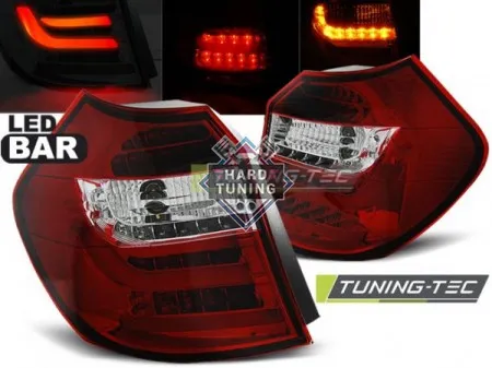 Задние фары BMW E87/E81 (2004-2007) LED BAR TAIL LIGHTS fits красно-белые