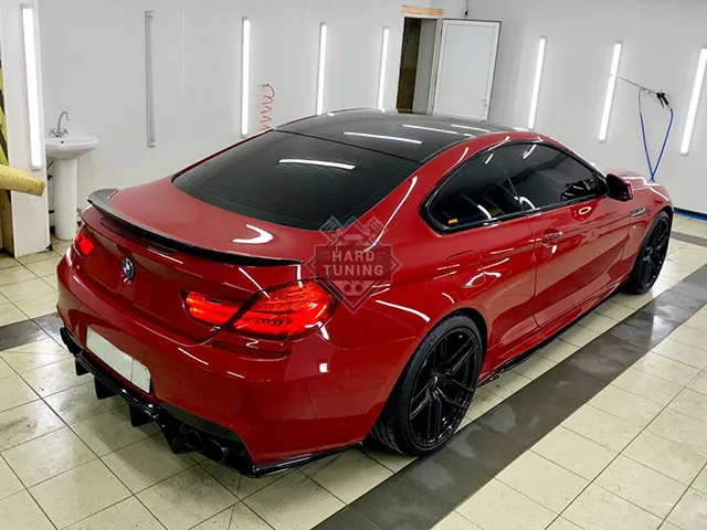 Накладка PARSAN на диффузор BMW M6 (F12/F13/F06) ABS пластик