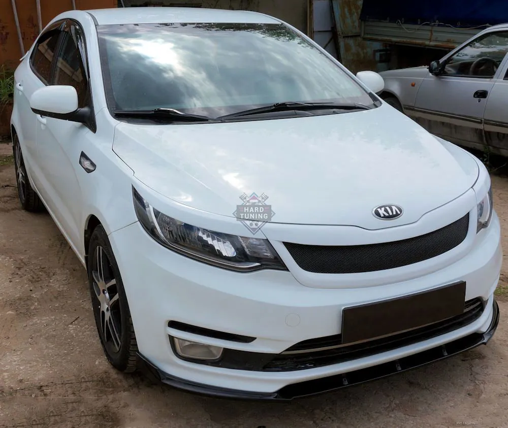 Сплиттер переднего бампера KIA Rio 3 рестайлинг