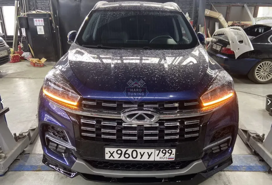 Сплиттер переднего бампера Chery Tiggo 8 Pro 1