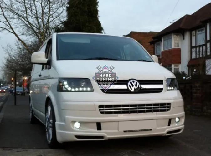 Накладка на передний бампер R-LINE Volkswagen T5 дорестайлинг