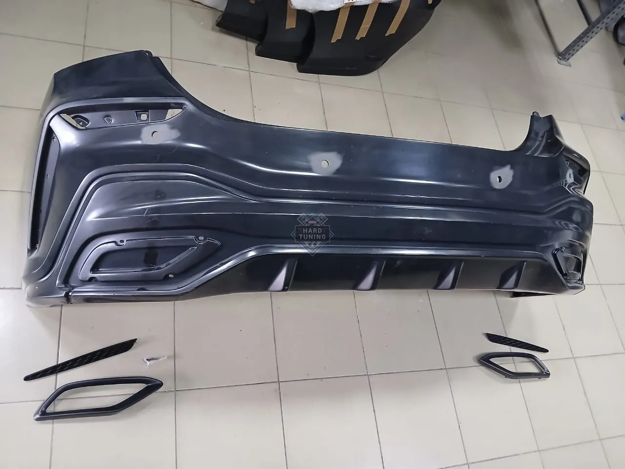 Задний бампер MERCEDES-STYLE Hyundai Solaris 2 (2017+)