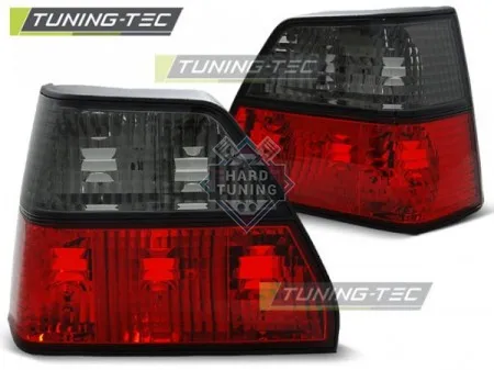 Задние фонари Volkswagen Golf 2 (1983-1991) TAIL LIGHTS SMOKE красные