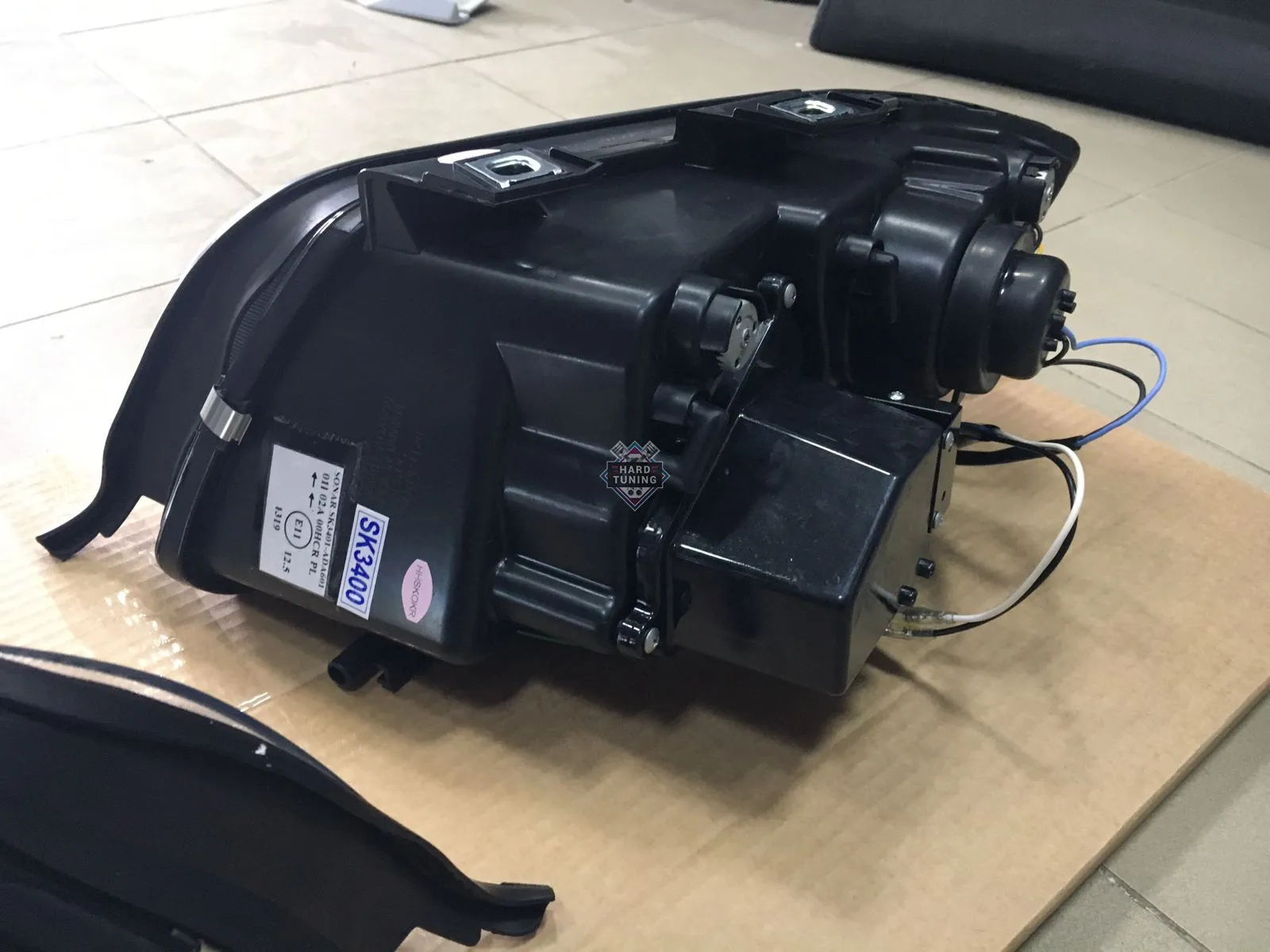 Передние фары AUDI A6 С5 2001-2004 HEADLIGHTS DAYLIGHT fits черные