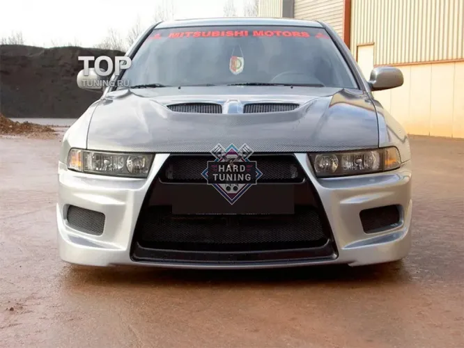 Передний бампер EVO Style Mitsubishi Galant 8 япония/европа