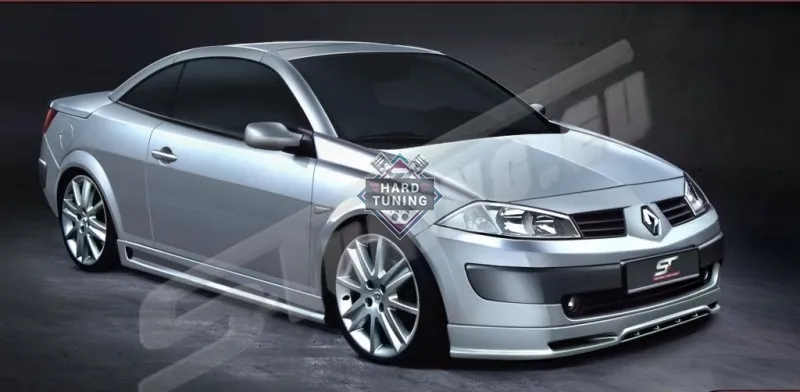 Накладка на передний бампер ST Renault Megane 2