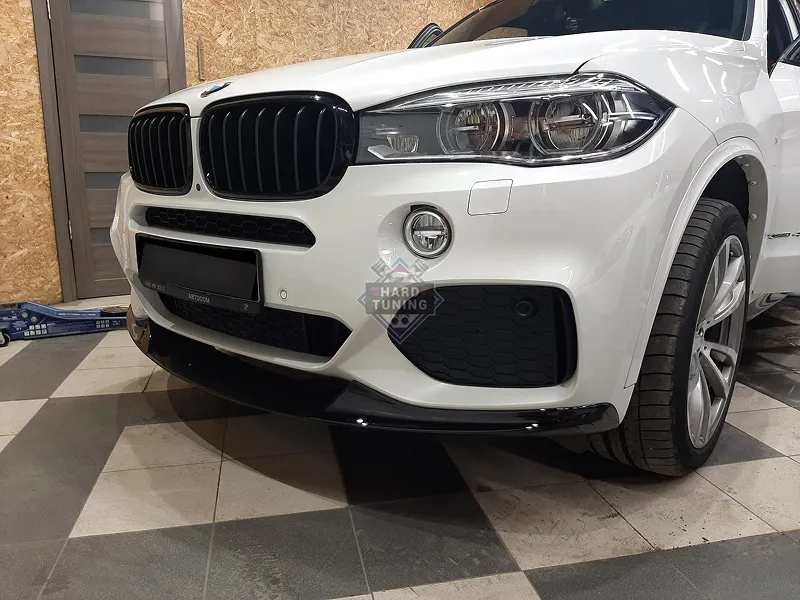 Сплиттер переднего бампера BMW X5 (F15). Аналог M-Performance