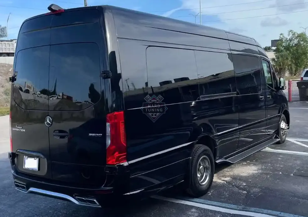 Задний бампер AMG HT Mercedes Sprinter W907 2018+ АБС пластик
