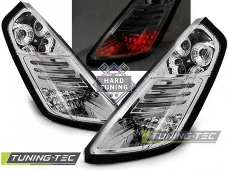 Задние фонари Fiat Grande Punto (2005-2009) LED хром