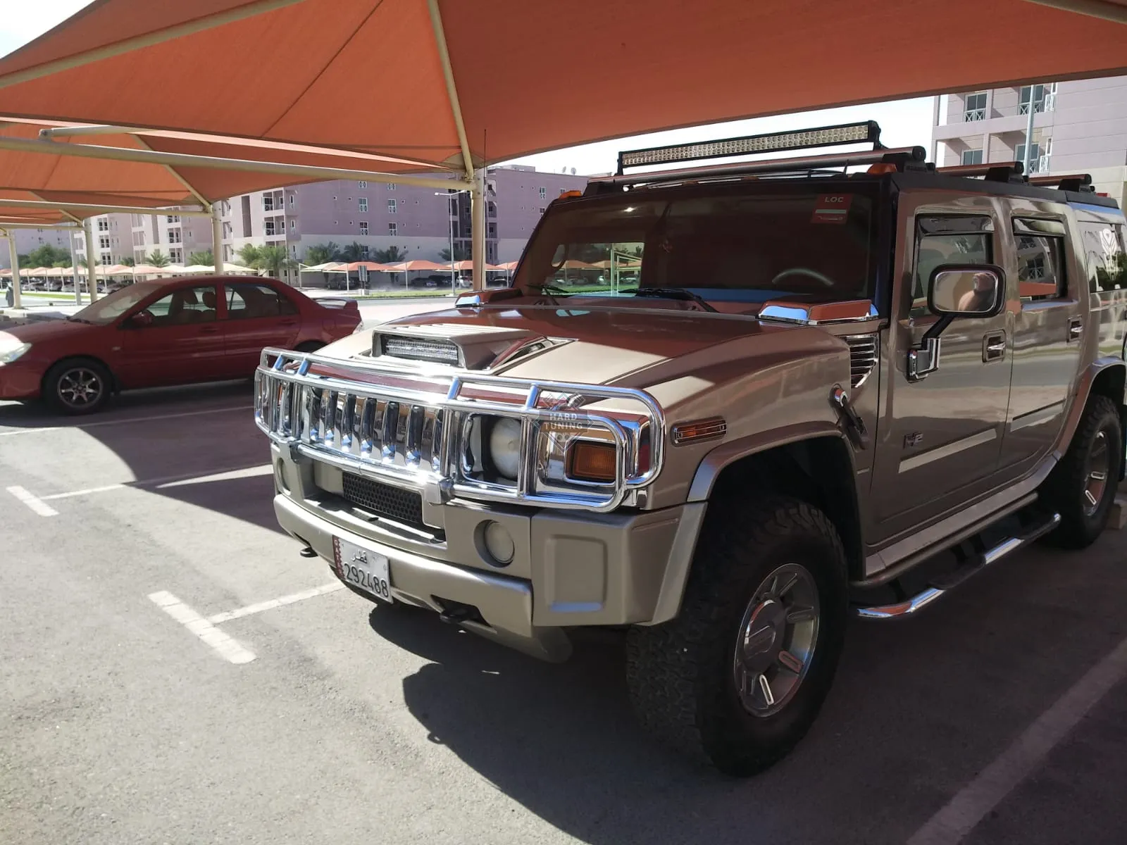Углы переднего бампера Hummer H2