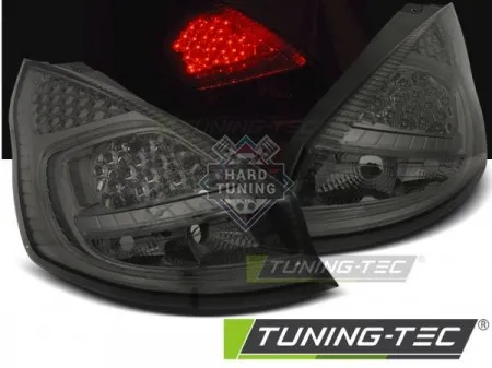 Задние фонари Ford Fiesta MK6 (2008-2012) Hatchback LED тонированные