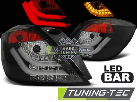 Задние фонари Opel Astra H (2004-2009) 3D LED черные
