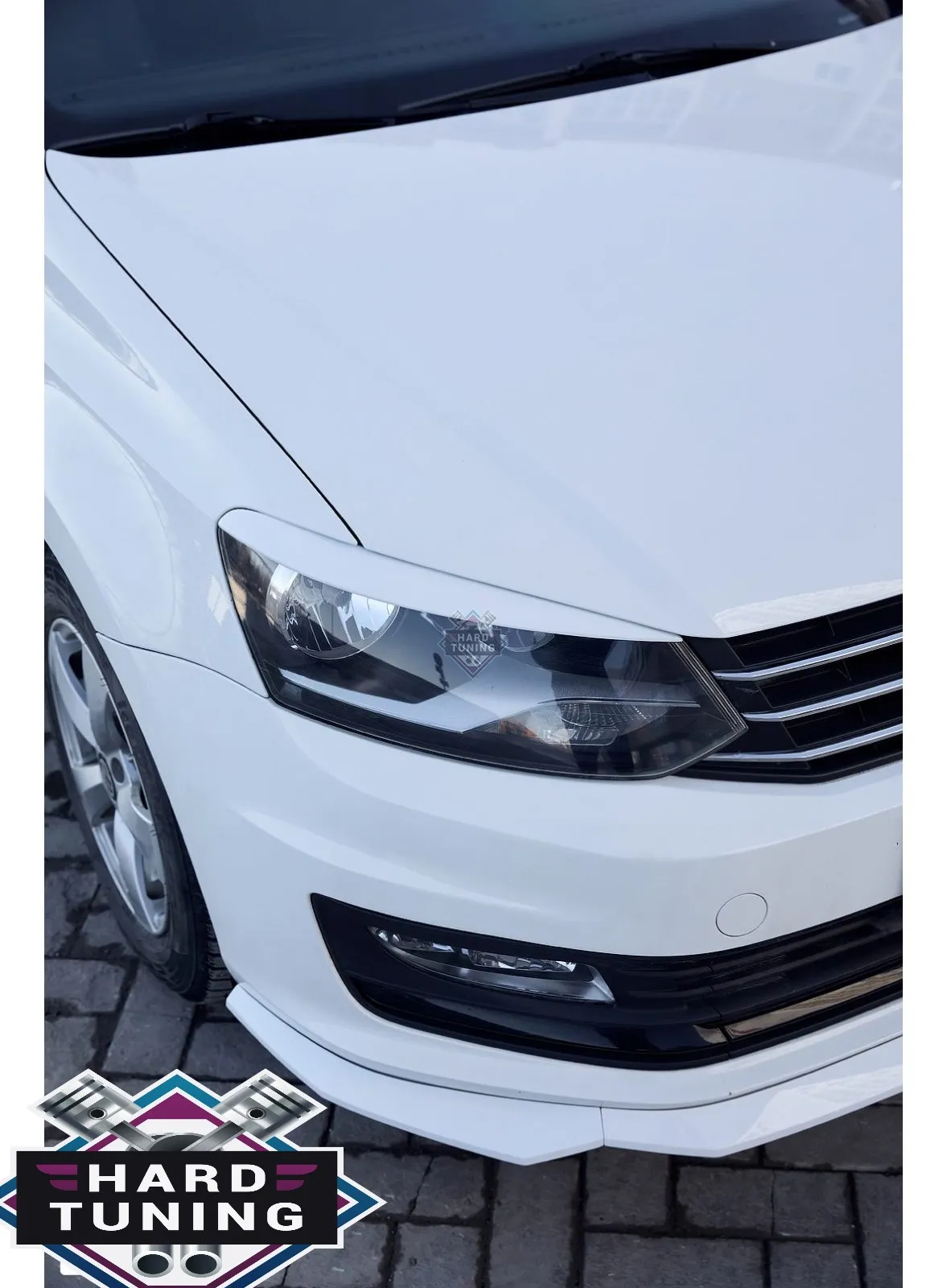 РЕСНИЦЫ ПЕРЕДНИЕ VOLKSWAGEN POLO 5 2014-2020 АБС ПЛАСТИК