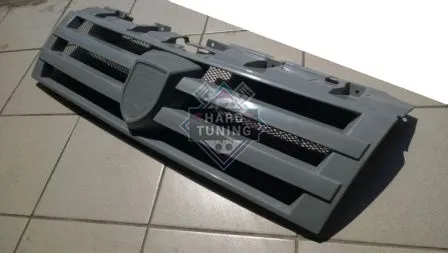 Решетка радиатора V2 (под логотип) Broomer Design Mitsubishi Pajero 4 (2006-2015)