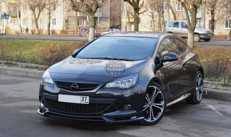 Накладка на передний бампер JMS Opel Astra J