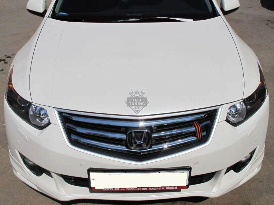 Накладки на фары короткие Honda Accord 8 (2008-2013)