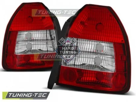 Задние фонари HONDA CIVIC 6 (1995-2001) 3D красно-белые