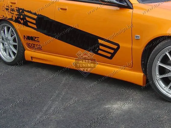 Накладки на пороги Sport Volvo S40