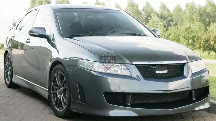 Накладки на пороги MUGEN V1 (дорест стиль) Honda Accord 7 (2002-2008) ABS пластик